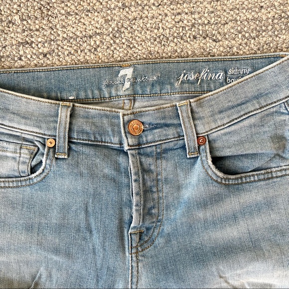 7 for all mankind jeans. Skinny Boyfriend fit. Size 24. - Picture 6 of 9